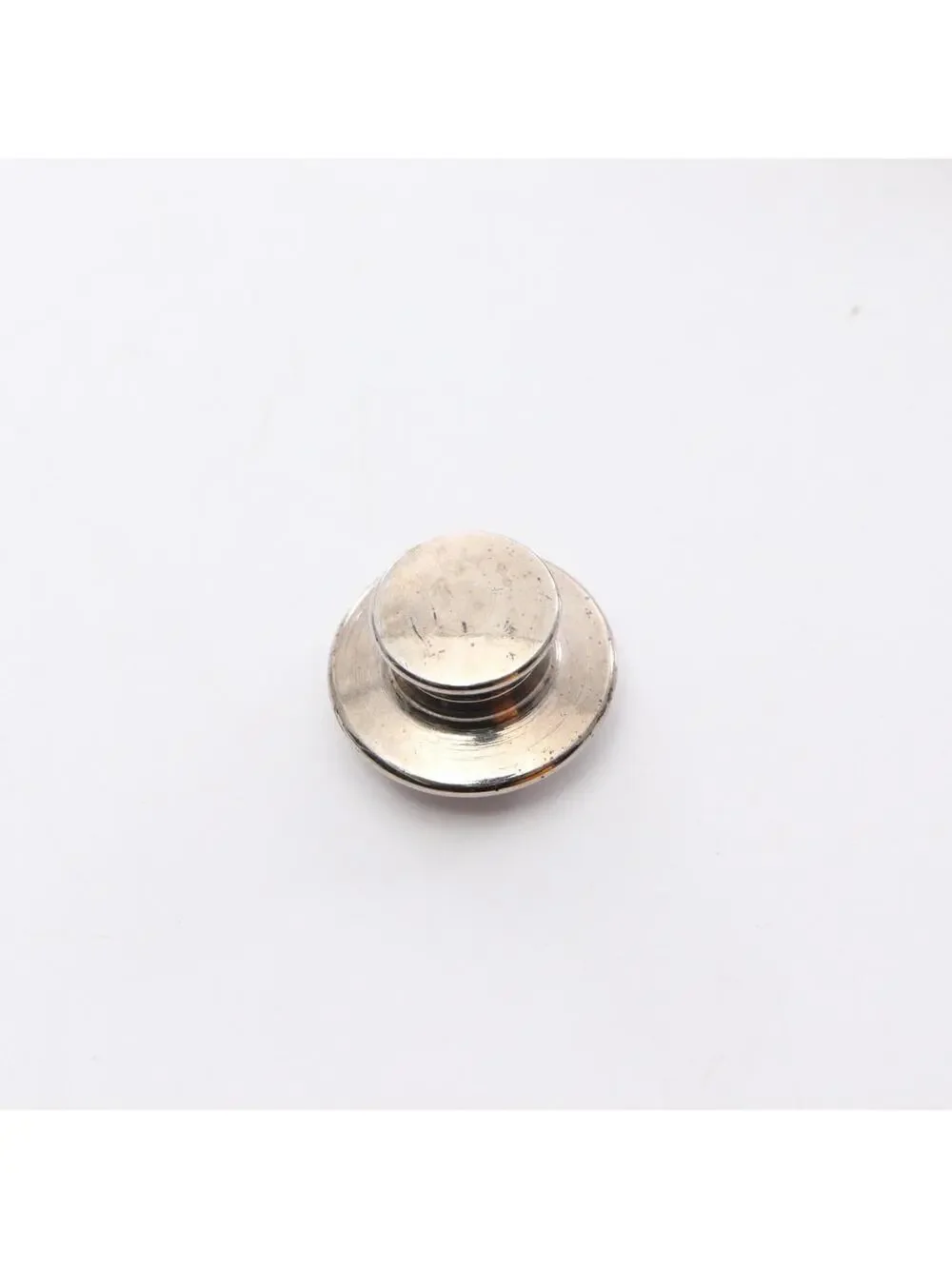 Chanel Cc Logo Brooch Sterling Silver #246669C63B